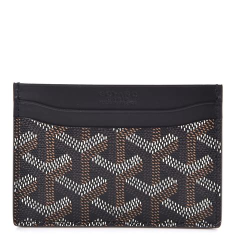 goyard saint sulpice cardholder monogram chevron black|Saint.